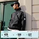 adidas宽松日常舒适运动夹克外套男女春季新款阿迪达斯官方三叶草   黑色   L