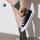 匡威（Converse）All Star夏季经典帆布男女低帮休闲运动鞋黑色101001 101001/黑色 41