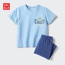 优衣库婴幼儿PAW Patrol快干睡衣/短袖宝宝UT26春夏新款488650 68 深蓝色 100