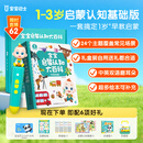 宝宝巴士点读笔jojo点读绘本1-3岁宝贝赳赳早教有声书点读书1-3岁点读笔幼儿启蒙故事书汉英双语启蒙故事机儿童益智玩具宝宝启蒙认知大百科幼儿早教机生日礼物黑色星期五京东配送 1-3岁【启蒙认知_基础