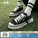 FILA斐乐官方断层鞋LOOP女鞋帆布鞋休闲运动鞋小白鞋板鞋