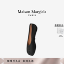MAISON MARGIELA[春夏新品]马吉拉Tabi分趾褶皱效果黑色芭蕾鞋单鞋皮鞋女鞋子 T8013黑色 40