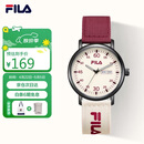 斐乐（FILA）手表女款学生帆布带学生手表运动女孩初高中生考试手表6835-001
