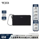 途明（TUMI）VOYAGEUR 女士高端时尚手拿包黑色拼烟枪色礼物