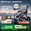 鱼跃(yuwell)电动轮椅D210CL折叠老人全自动专用轻便智能轮椅代步锂电