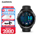 佳明（GARMIN）Forerunner965铁三跑步游泳滑雪户外运动智能手表男女表极夜黑