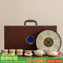 原和敦煌汝窑功夫茶具套装家用轻奢高档陶瓷泡茶壶杯礼盒乔迁年会礼品