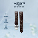 浪琴（LONGINES）名匠系列 男士鳄鱼皮表带+精钢镀铑折叠扣L682109818 