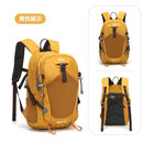【专柜高奢】运动背包大容量登山包多功能徒步防水书包轻便户外包 黄色 25升