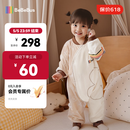 bebebus婴儿睡袋春夏款儿童睡衣四季通用分腿防踢被 暖宝宝pro双层四季款（室温20-24℃） L【90码 建议身高90-105CM】