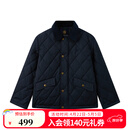 E·LAND KIDS童装新品男童棉服学院风休闲翻领加厚外套 Navy藏青色/59 170