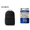 新秀丽双肩包时尚商务电脑包通勤大容量背包黑色 15.6英寸 NX5*09001