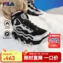 FILA儿童童鞋棉靴2025年冬季男中大童儿童棉鞋 黑/太空银-BS 39