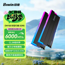 佰维（BIWIN）48G(24G×2)套装 DDR5 6000频率台式机内存条 时空行者DW100 RGB灯条(C28)黑色AI PC电脑存储配件