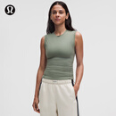 lululemon丨Nulu 女士圆领背心 速干芯吸 LW1FDLS 柳叶绿 M