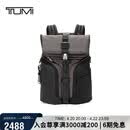 途明（TUMI）ALPHA BRAVO男士双肩包翻盖大容量双肩背包炭黑色 礼物