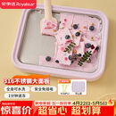 荣事达（Royalstar）炒酸奶机炒冰机冰激凌机冰淇淋机家用制冰神器儿童diy免插电安全316不锈钢CB07A(紫）防尘防串味