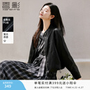 香影酷飒风黑色皮衣女2026春季新款高级感洋气pu机车短款夹克外套 黑色 M 160/84A/95-110斤