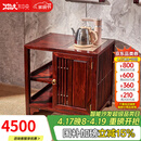 木中央 木中央红木家具印尼黑酸枝(学名:阔叶黄檀)茶水柜 全实木烧水几 新中式边几茶叶柜自动烧水储物柜 茶水柜（68*48*68cm）