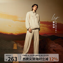 BONELESS【蔡徐坤同款】BONELESS原纱防晒UPF100+哈苏线撞色拼接长裤 深灰色 XL