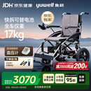 鱼跃(yuwell)电动轮椅D210CL折叠老人全自动专用轻便智能轮椅代步锂电