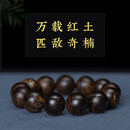 圣栩越南红土沉水级富森沉香佛珠手串男满油满高脂玉华老料18mm单圈 FS1811