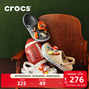 卡骆驰（CROCS）贝雅卡骆班洞洞鞋轻便耐磨一脚蹬休闲鞋女鞋时尚沙滩鞋|205089 黑色/白色-066 43 (270mm)