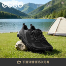 爱步（ECCO）运动鞋男 夏季网面透气轻盈黑武士户外休闲鞋 驱动820264 黑色43