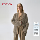 editionRED LABEL 2026春季新款邓肯羊绒花纱毛衣外套EBF1CAR024 砂壳色 M