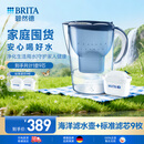 碧然德(BRITA)滤水壶Marella蓝色3.5L 1壶9芯套装海洋系列家用自来水净水器 含8枚海外版滤芯