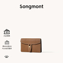 Songmont山下有松循迹系列钱包设计师款皮夹短款卡包夹礼物男女零钱包 枇杷棕 预售20天