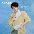 卡骆驰（CROCS）檀健次同款经典泡芙花簇洞洞鞋时尚百搭花园鞋沙滩鞋|213121 霜紫色-5BO 36 /37(220mm)
