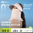 蕉下（beneunder）遮阳帽男防晒帽女磁吸防晒面罩全脸口罩太阳帽空顶帽敏感肌便携