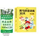 4-7岁斑马拼音训练30天 听说读写高效训练课后同步练习    