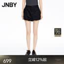 江南布衣（JNBY）【商场同款】26春新品短裤花苞灯笼裤日常宽松棉质5Q3E14360 001/本黑 S