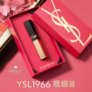 YSL圣罗兰小金条口红1966红棕色哑光化妆品生日礼物送女友母亲节礼物