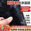 狮兰鱼塘防渗膜加厚蓄水池防水黑色地膜防漏编织膜(抗老化)编织防渗膜 0.3mm高强丝编织防渗布(抗穿刺) 编织膜10米宽20米长