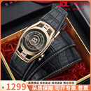 IL GUFO轻奢高端男士皮带男真皮2026新款时尚百搭商务腰带自动扣高档裤带 礼盒定制 105cm