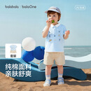 巴拉巴拉童装短袖男童套装2026新款夏装宝宝Polo衫两件套儿童t恤裤子可爱