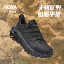 HOKA ONE ONE 男款卡哈2低邦徒步鞋Kaha2 LOW GTX皮革减震防水支撑 黑色 / 黑色 43/275mm