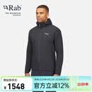 Rab新品男士户外高山保暖运动透气骑行防风徒步轻量棉服 QIP-17 黑色BLK S