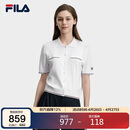 FILA 斐乐官方女子编织衫2026夏季基础百搭短装休闲短袖上衣