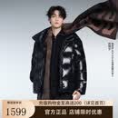 高梵【田栩宁同款】黑金鹅绒服先锋5.0五格2025年新款羽绒服黑色5.0XL