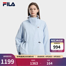 FILA 斐乐官方女士棉服2026春新款时尚休闲宽松收腰保暖立领外套 纯真蓝-LB M 165/84A/M