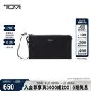 途明（TUMI）VOYAGEUR 女士高端时尚手拿包黑色拼烟枪色礼物