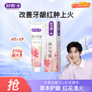 舒客清火护龈牙膏210g清新口气滋养牙龈抑制牙斑（留兰香型）