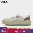 斐乐（FILA）官方女鞋水母鞋帆布鞋夏时尚复古休闲鞋 桃色粉/新薄荷绿-CS 37.5