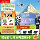 闪迪（SanDisk）创作者 闪迪内存卡TF卡 行车记录仪运动相机无人机监控存储卡 运动相机大疆pocket4 3内存卡 V30极速粉卡 256GB 官方标配