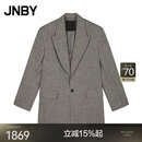 江南布衣（JNBY）秋冬西服X型休闲长袖5P0714300 071/杂灰 S