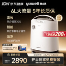 鱼跃制氧机医用吸氧机家用老人5L升级氧气机6L9F-6CW中重度缺氧